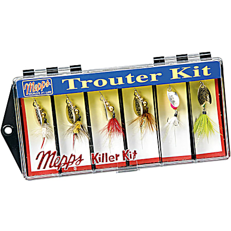 6-Lure Trouter Dressed Spinners Kit
