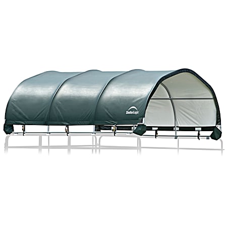 ShelterLogic 12 ft x 12 ft Green Corral Shelter