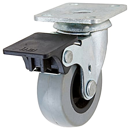 Shepherd Hardware Products Everbilt 2 in Swivel TPU Wheel Caster w/ Brake