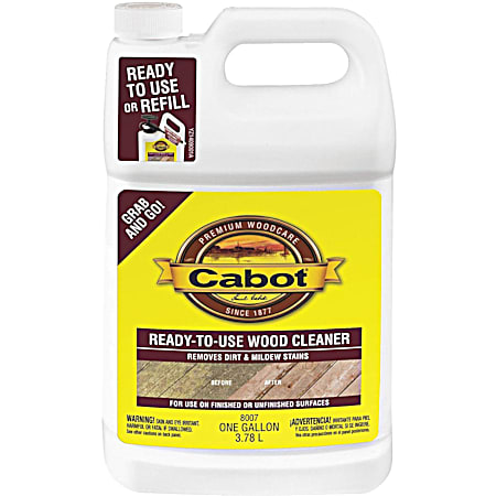 Cabot 1 gal Ready-to-Use Exterior Wood Cleaner