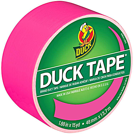 Duck Tape Neon Pink Duct Tape 1.88 In. x 15 Yd.