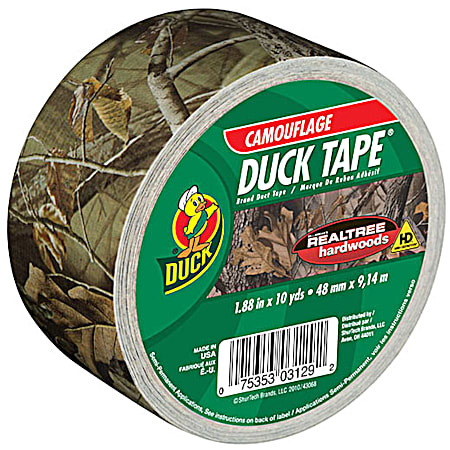 1.88 in x 10 yd Realtree Hardwoods Duct Tape