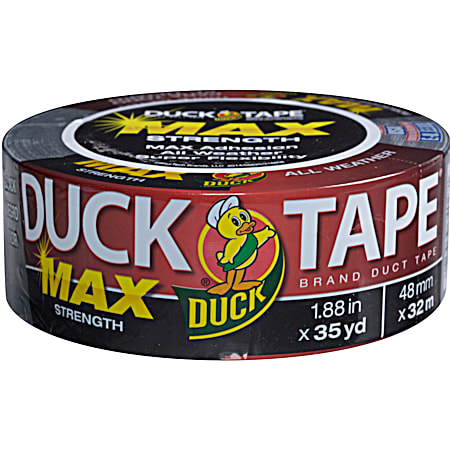 Duck Tape Max Strength Duct Tape 1.88 In. x 35 Yd. Black
