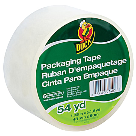 Duck 1.88 in x 54.6 yd Clear Standard Packaging Tape