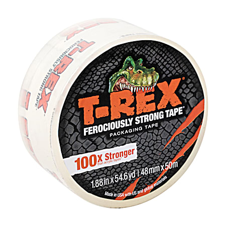 T-Rex 1.88 in x 54.6 yd Clear Packaging Tape Roll