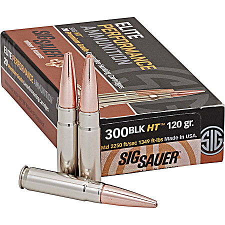 Elite Performance Hunting Solid Copper Centerfire Rifle Cartridges