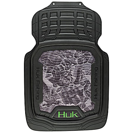 Huk 2 Pc Front Cell Grey/Green OS Freshwater Floor Mats