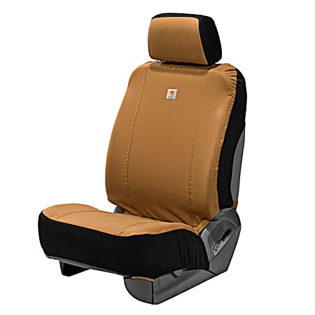 Low-Back Brown Bucket Seat Cover