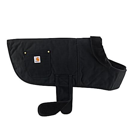 Black Firm Duck Insulated Dog Chore Coat