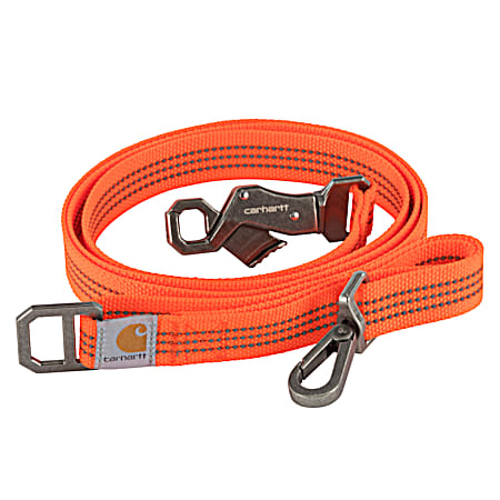Hunter Orange Tradesman Dog Leash