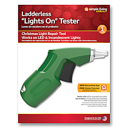 Ladderless 'Lights On' Battery Opertated Tester Gun