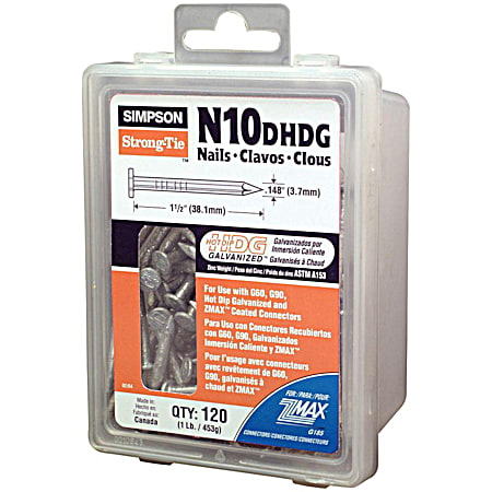 Simpson Strong-Tie Strong-Drive 10d x 1-1/2 In. Connector Nail 1 Lb.