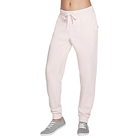BOBS Women's Chalk Pink French Terry Joggers
