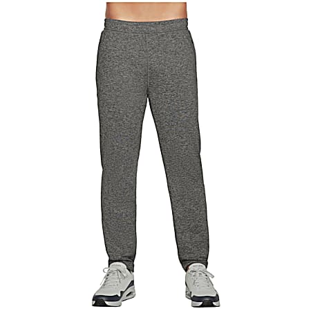Skechers Men's ULTRA GO Charcoal Moisture Wicking Tapered Polyester Athletic Pants