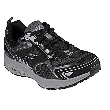 Performance Men's Go Run Black/Grey Consistent Running Shoes