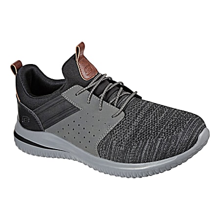 Men's Black/Grey 3.0 Cicada Bungee Slip-On Shoes