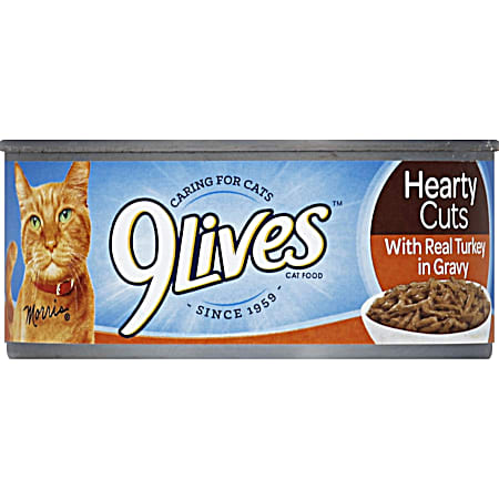 9Lives Hearty Cuts w/ Real Turkey in Gravy Cat Food