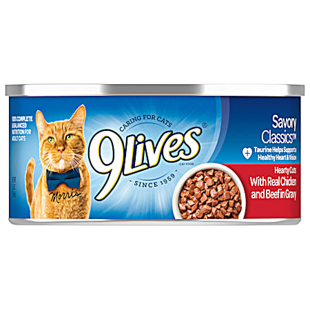 Hearty Cuts w/ Real Chicken & Beef in Gravy Wet Cat Food