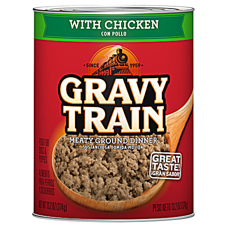 Gravy Train Ground Dinner w/ Chicken Wet Dog Food