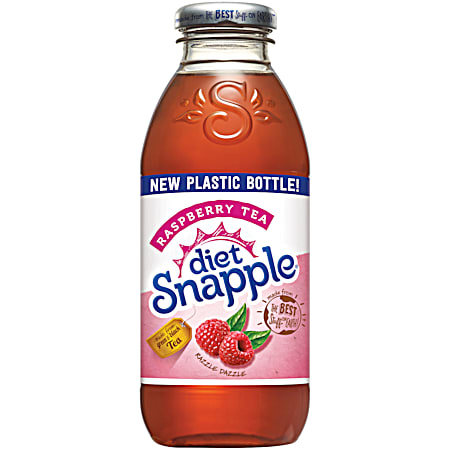 Diet Snapple 16 oz Raspberry Tea