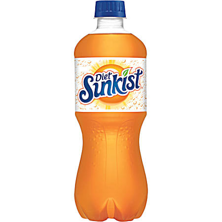 Diet Sunkist 20 oz Orange Soda