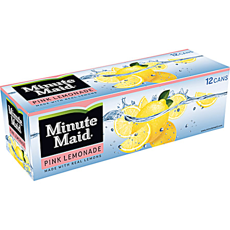 Minute Maid 12 oz Pink Lemonade - 12 Pk