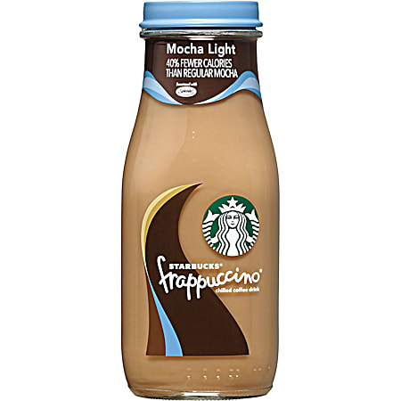 Starbucks Frappuccino 9.5 oz Mocha Light Chilled Coffee