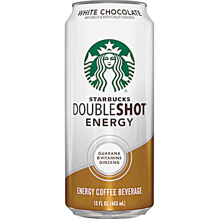 Starbucks Doubleshot Energy 15 oz White Chocolate Energy Coffee