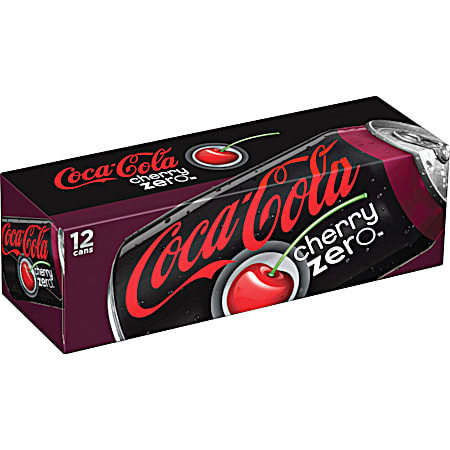 Cherry Zero 12 oz Cherry Soda - 12 Pk