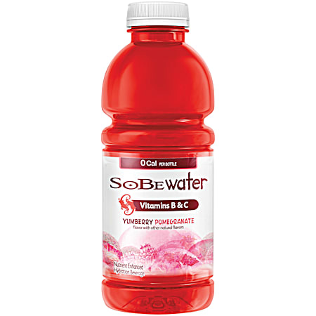 Sobe Water 20 oz Yumberry Pomegranate Flavored Vitamin Water