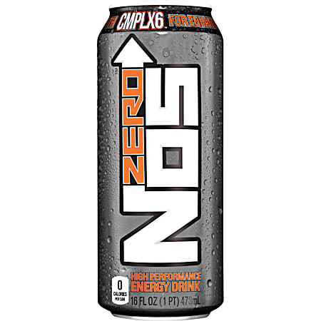 NOS Zero 16 oz High Performance Energy Drink
