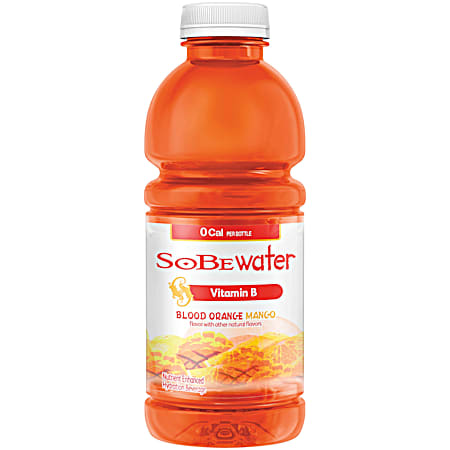 Sobe Water 20 oz Blood Orange Mango Flavored Vitamin Water