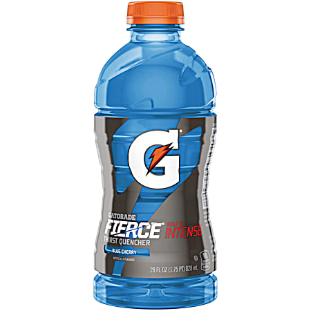 Fierce Thirst Quencher 28 oz Blue Cherry Sports Drink