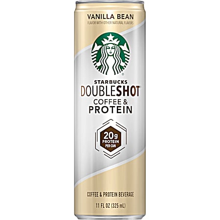 Starbucks Doubleshot Coffee & Protein 11 oz Vanilla Bean Coffee