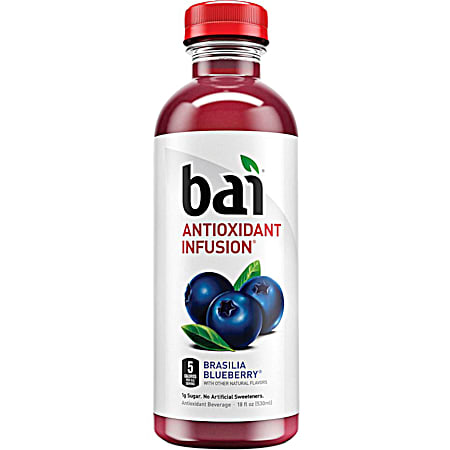 BAI Antioxidant Infusion 18 oz Brasilia Blueberry Antioxidant Water