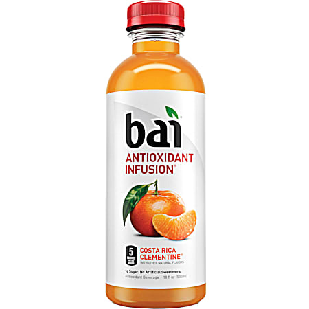 BAI Antioxidant Infusion 18 oz Costa Rica Clementine Antioxidant Water