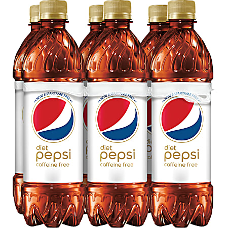 Diet Pepsi Caffeine Free 16.9 oz Soda - 6 Pk