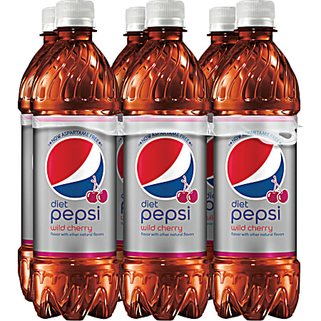 Diet Pepsi Wild Cherry 16.9 oz Soda - 6 Pk