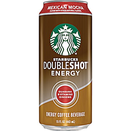 Starbucks Doubleshot Energy 15 oz Mexican Mocha Energy Coffee