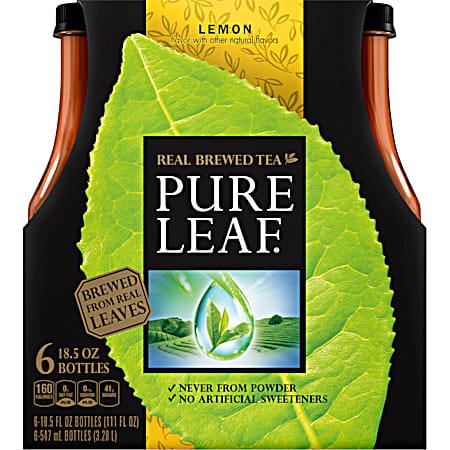 Pure Leaf 18.5 Lemon Brewed Tea - 6 Pk