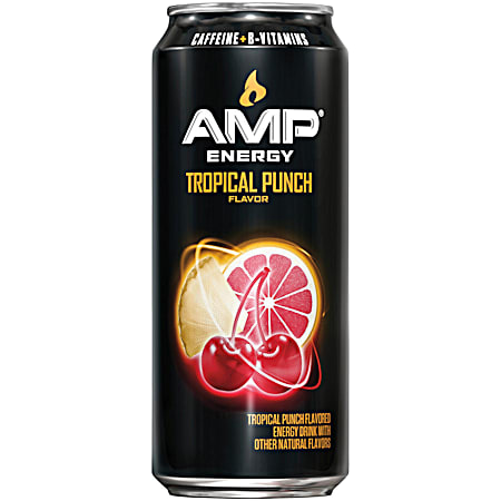 AMP Energy 16 oz Tropical Punch Energy Drink