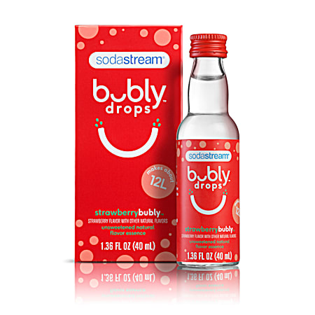 Soda Stream 1.36 oz Strawberry Bubly Drops