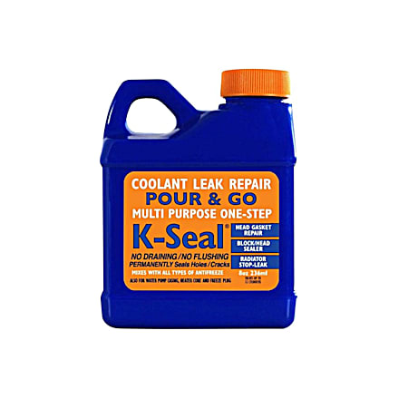 K-Seal 8 fl oz Multi-Purpose One Step Pour & Go Permanent Coolant Leak Repair