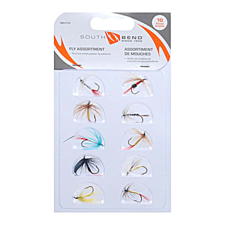 10 Pc. Fly Assortment