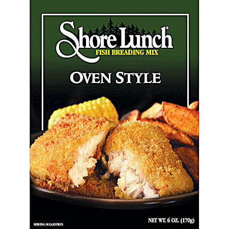 Shore Lunch 6 oz Oven Style Fish Breading Mix