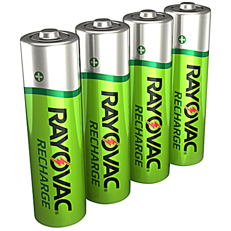 AA NiMh Rechargeable Batteries - 4 Pk