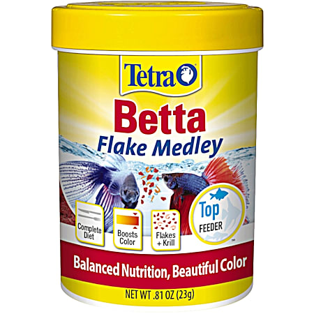 Tetra 0.81 oz Betta Flake Medley