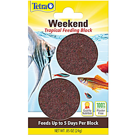 Tetra 0.85 oz Weekend Tropical Slow-Release Feeding Block - 2 Pk