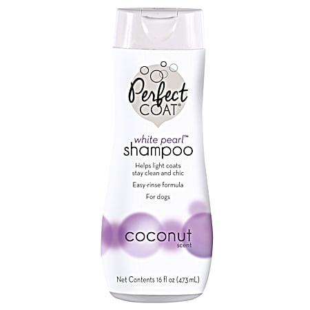 16 oz White Pearl Shampoo for Dogs