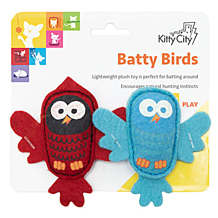 Batty Birds Cat Toy - 2 Pk